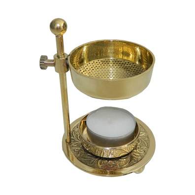 Home censer with adjustable height golden color