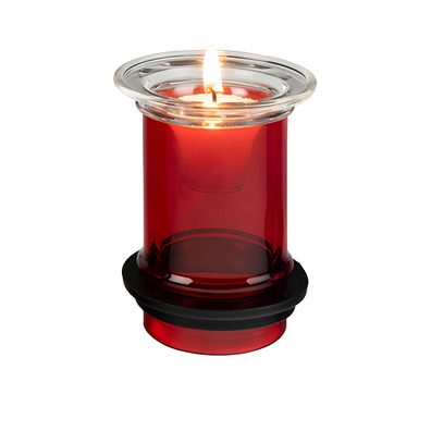 Ecological votive candles for Catholic Churches black