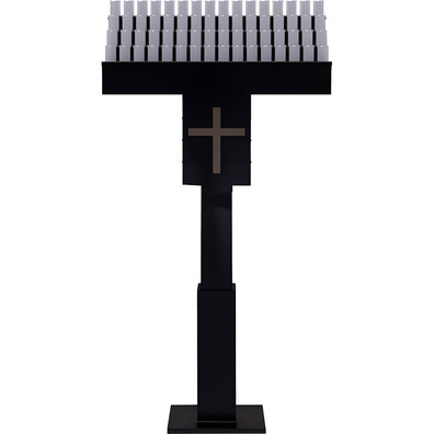 64 LED votive candles stand for Catholic Church