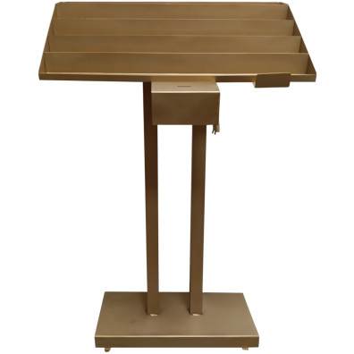 Wrought-iron votive stand | Golden finish