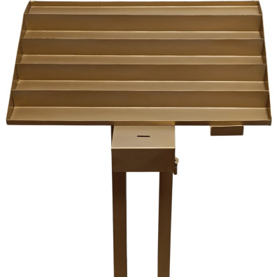 Wrought-iron votive stand | Golden finish