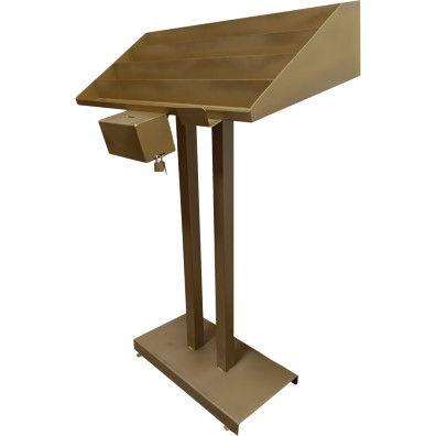 Wrought-iron votive stand | Golden finish