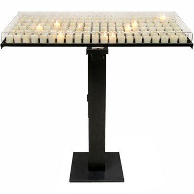 Electronic Catholic Church Votive Stand | 132 candles