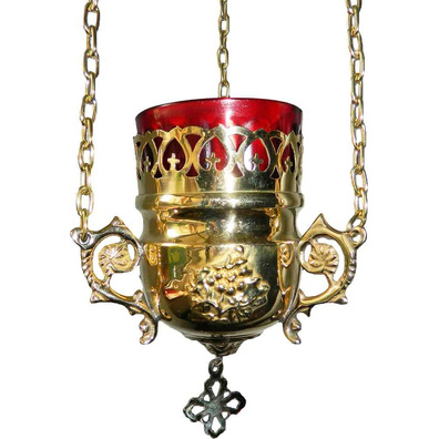 Lamp of the Blessed Sacrament to hang gold