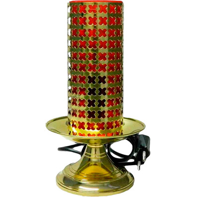 Electric Blessed Sacrament lamp with circular base