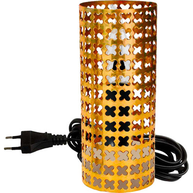 Blessed Sacrament golden color electric lamp