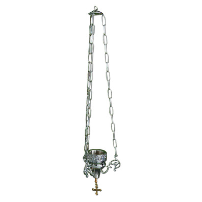 Hanging lamp for paraffin candles