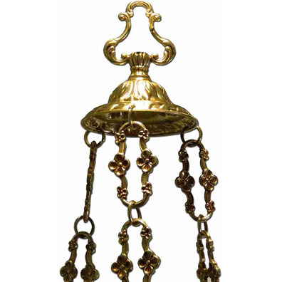 Hanging bronze lamp