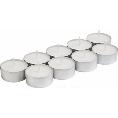 Tealights with silver container | 1.5&quot; x 0.6&quot;
