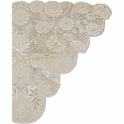 Beige Spanish Mantilla Veil for Women