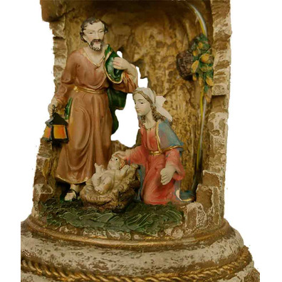 Birth portal of Bethlehem with candle holders
