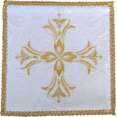 Cross embroidered pall | Catholic Altar cloths