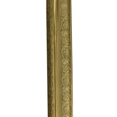 Marian bronze banner holder - Embossed rod