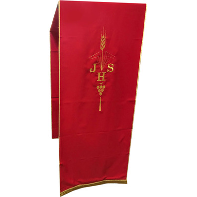 100% polyester lectern cloth red