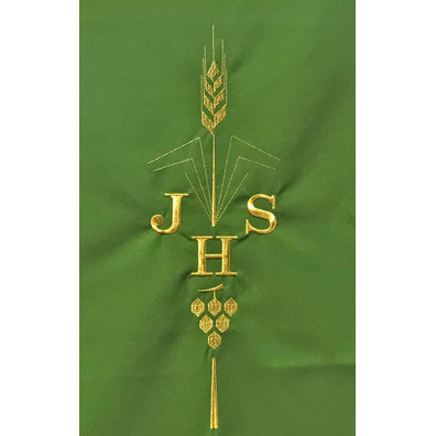 100% polyester lectern cloth green