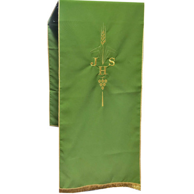 100% polyester lectern cloth green