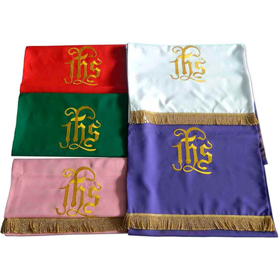 Lectern cover cloth with embroidered JHS