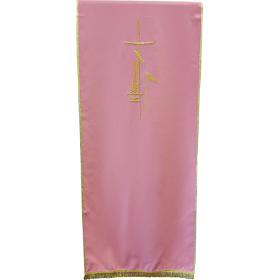 Rose Gold Fringe Polyester Lectern Cloth