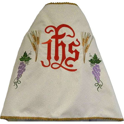 Shoulder cloth in polyester with embroidered JHS