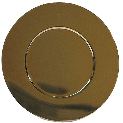 Smooth metal paten - 15.5 diameter