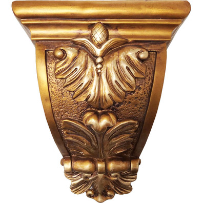 Carved wooden pedestal