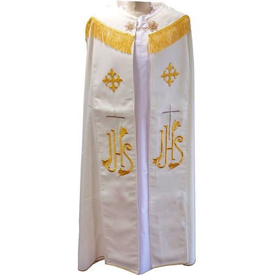 Catholic priest cope | JHS Embroidery white