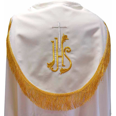 Catholic priest cope | JHS Embroidery white