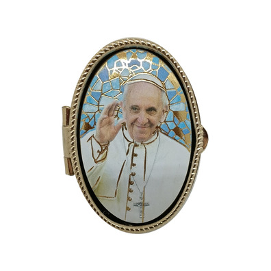 Rosary holder of Pope Francis oval