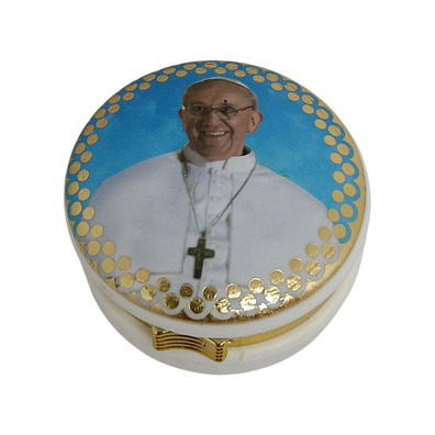 Rosary holder of Pope Francis round