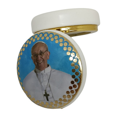 Rosary holder of Pope Francis round