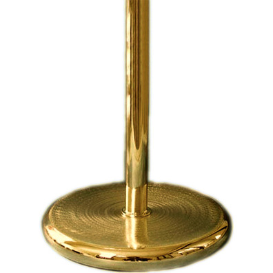 Metal parish cross holder with smooth foot