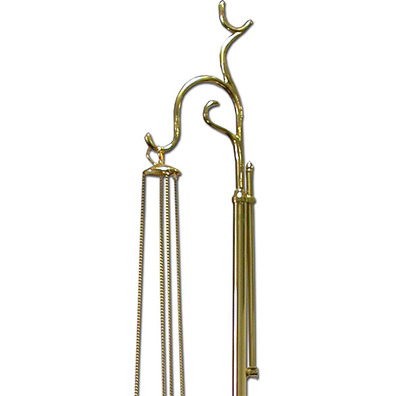 Catholic Church silver plated censer holder floor stand