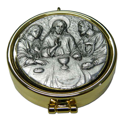 Portaviatico with Last Supper in relief