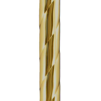 Bronze banner holder with solomonic tube
