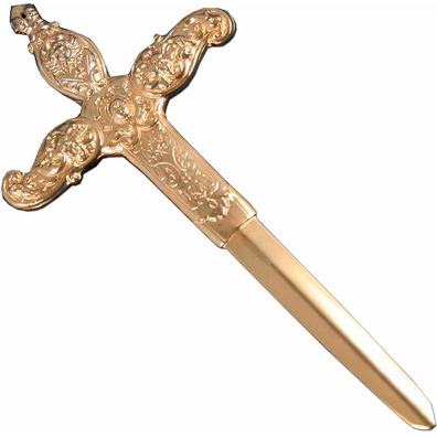Dagger for gold plated figure