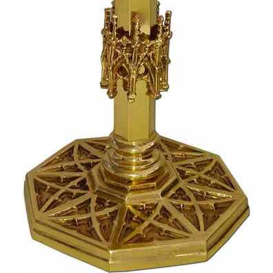 Gothic bronze reliquary