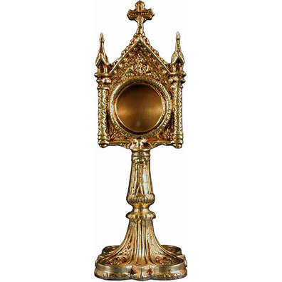 Gothic reliquary made of bronze