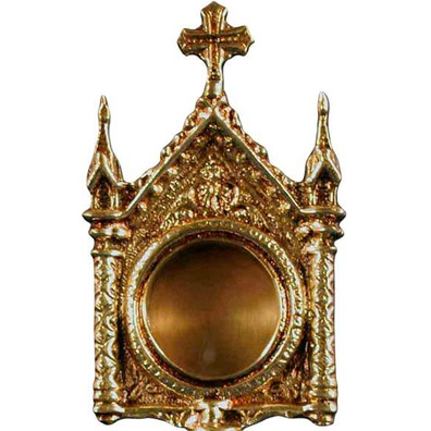 Gothic reliquary made of bronze