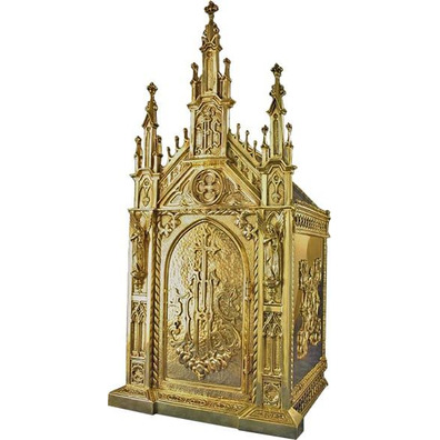 Gothic bronze tabernacle