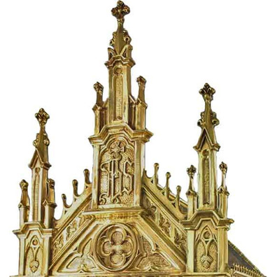 Gothic bronze tabernacle