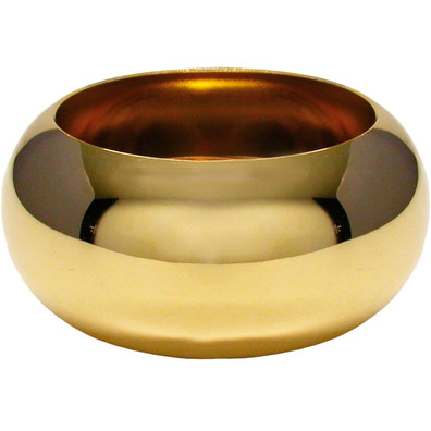 Candle holder with a circular shape - Candle of 8 cm.
