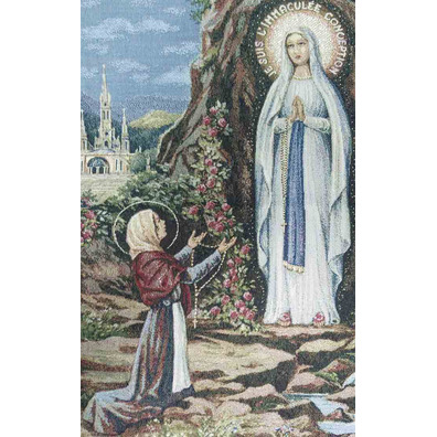 Tapestry of the Virgin of Lourdes