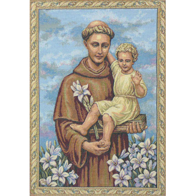 Tapestry of Saint Anthony of Padua with the Child