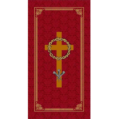 Tapestry for Easter with Cross