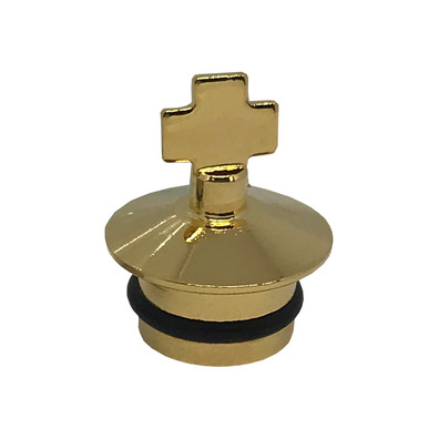 Cross plug for Mass winemakers golden color color