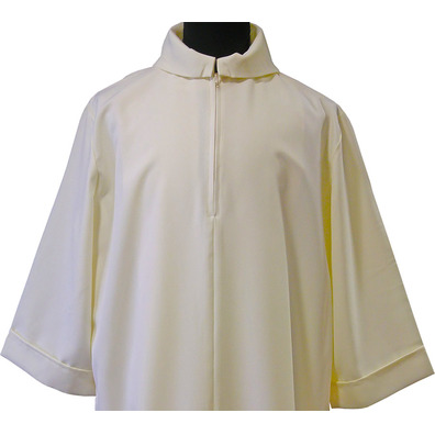 Beige 100% polyester plain altar boy robe