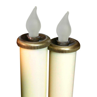 4 electric candle for processions | 26 cm long