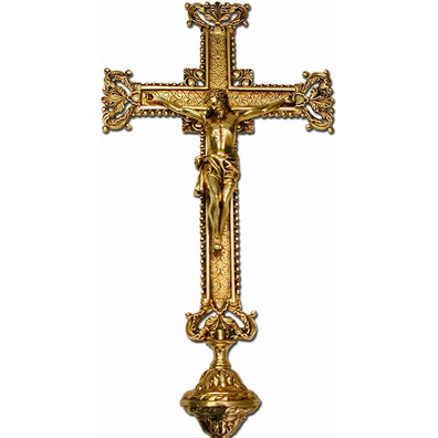 Processional Cross chiselled elements