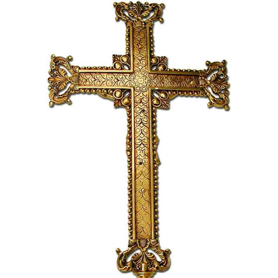 Processional Cross chiselled elements