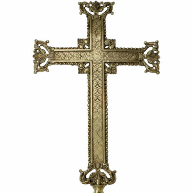 Processional Cross chiselled elements